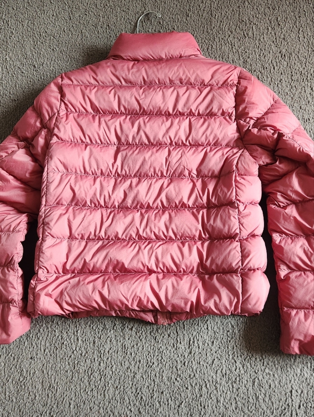 UNIQLO Women’s Puffer Jacket Extra Small Pink Quilted Ultra Light Down Packable - Picture 7 of 10